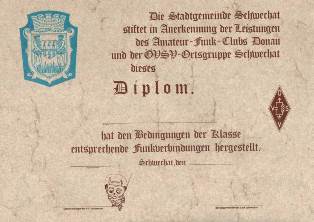 « SCHWECHAT-Diplom » award
