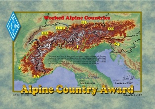« Worked Alpine Countries (Alpine Countries) » award