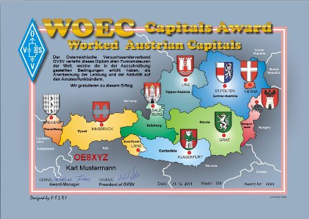 Worked Austrian Capitals award
