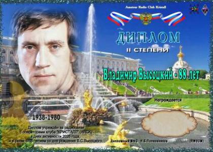 Владимир Высоцкий - 88 лет #2